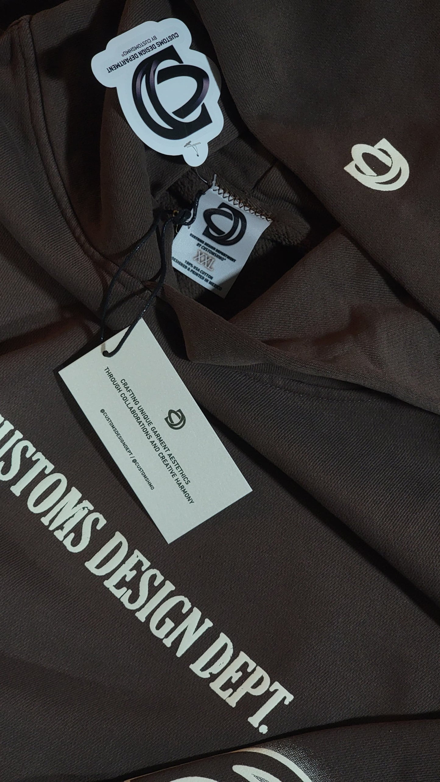 Customs Design Dept. Monogram Hoodie