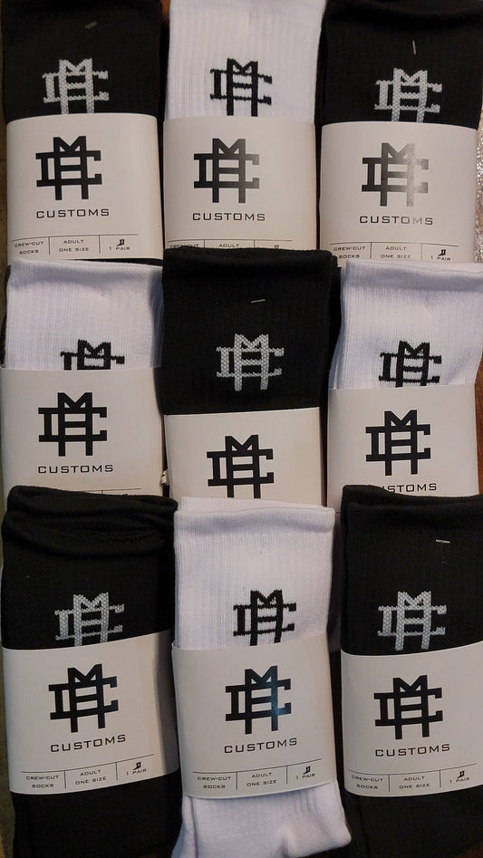 Customs Crew-Cut Socks (1 Par)